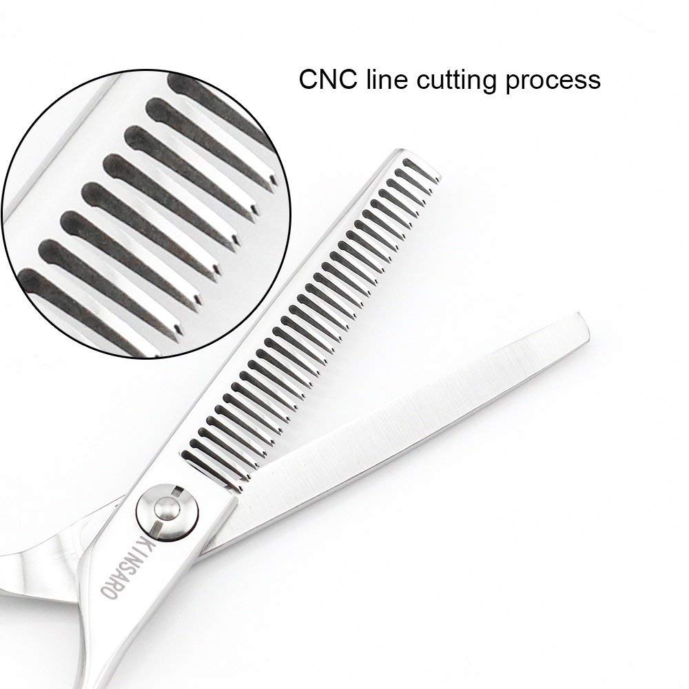 5.5 Inch Hair Cutting Scissors and 5.5 Inch Hair Thinning Scissors Professional Barber Scissors