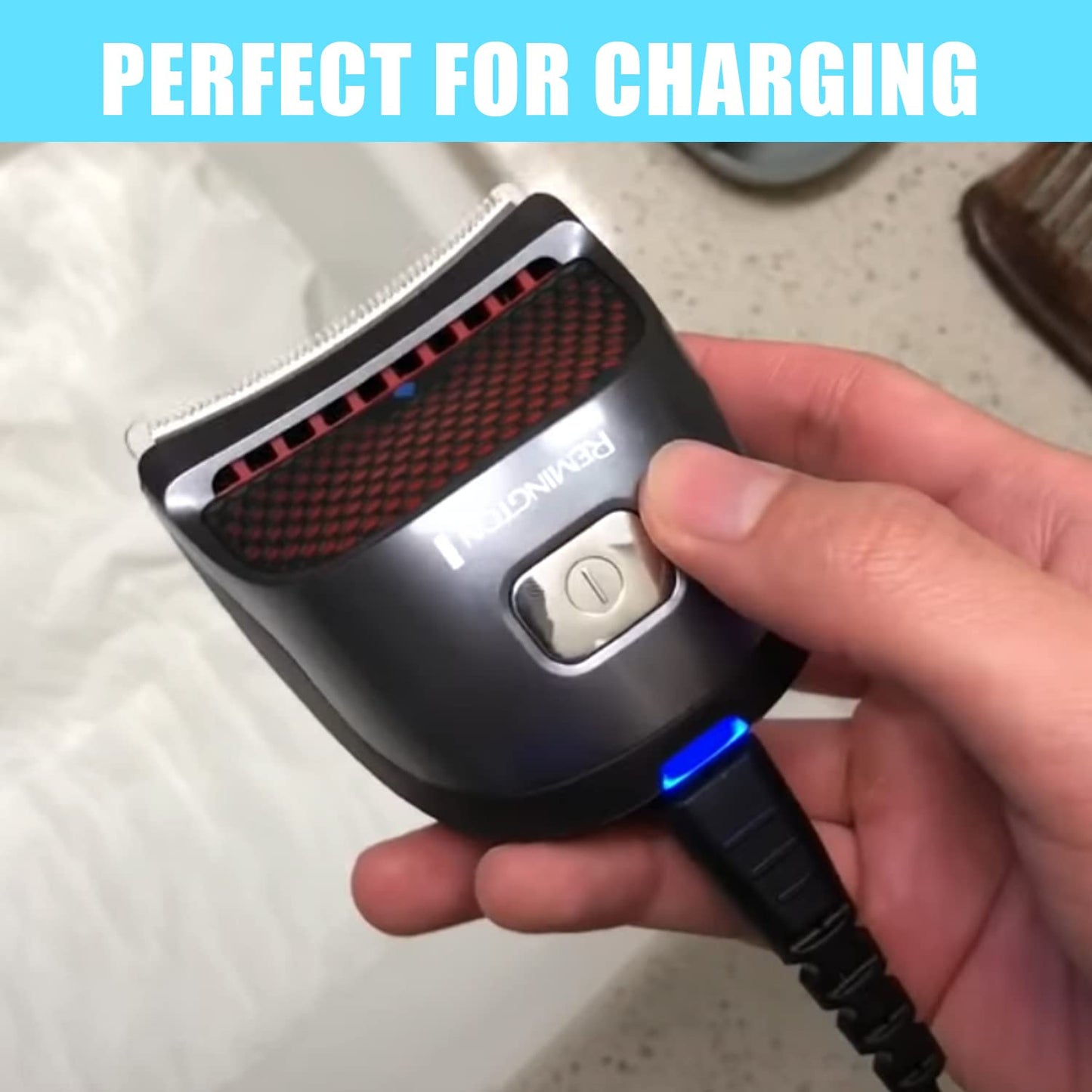 Replacement Charger for Remington HC4250 HC5870 PF7500 PF7600 PG6250 PG6255 PG6170 PG6171 XR7000 XF8550 XF8700 XR1400 XR1430 HC5950 Shaver Charger Cord 5V