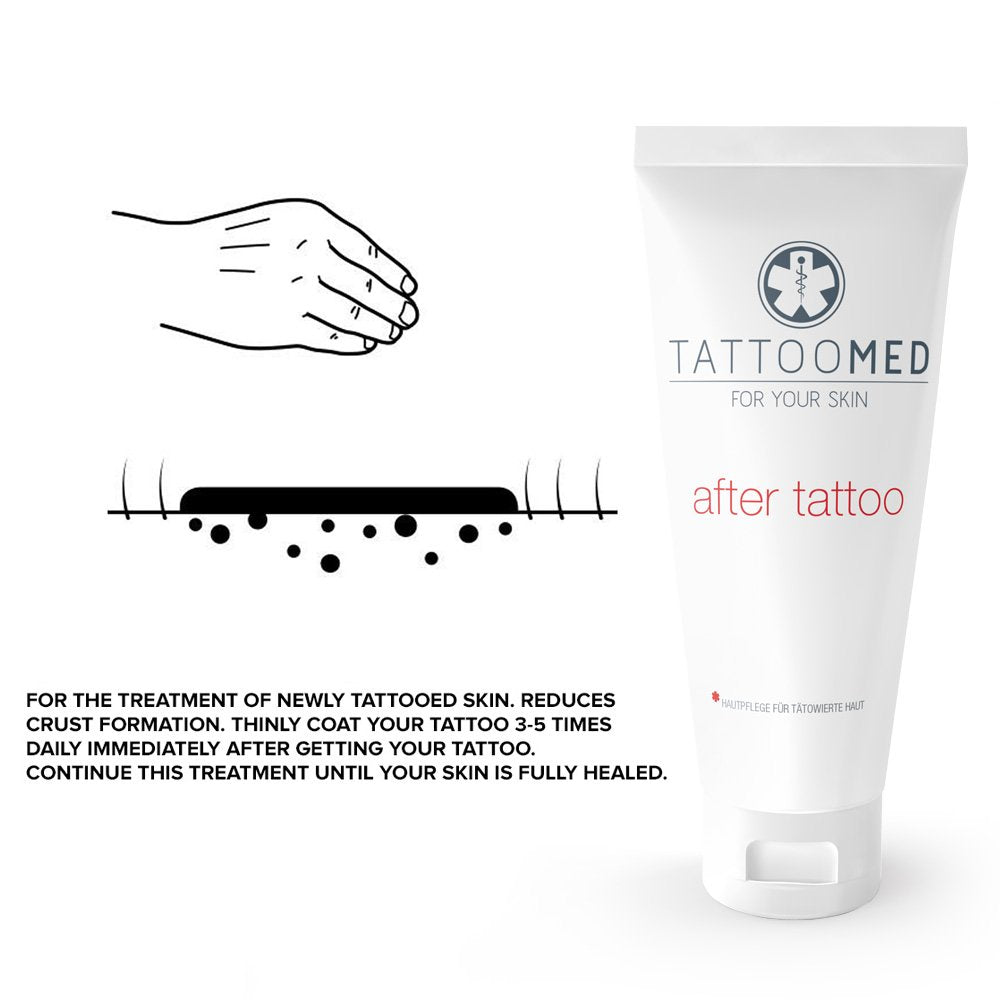 TattooMed After Tattoo - Aftercare With Panthenol For Protecting Sensitive Newly Tattooed Skin - (1 x 25ml)