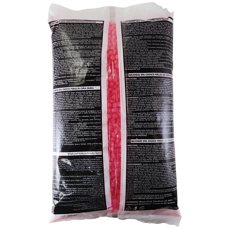 Waxness Passion Fruit Stripless Waxing Kit W-CUBE Black Warmer and 2.2 lb Wax Bag