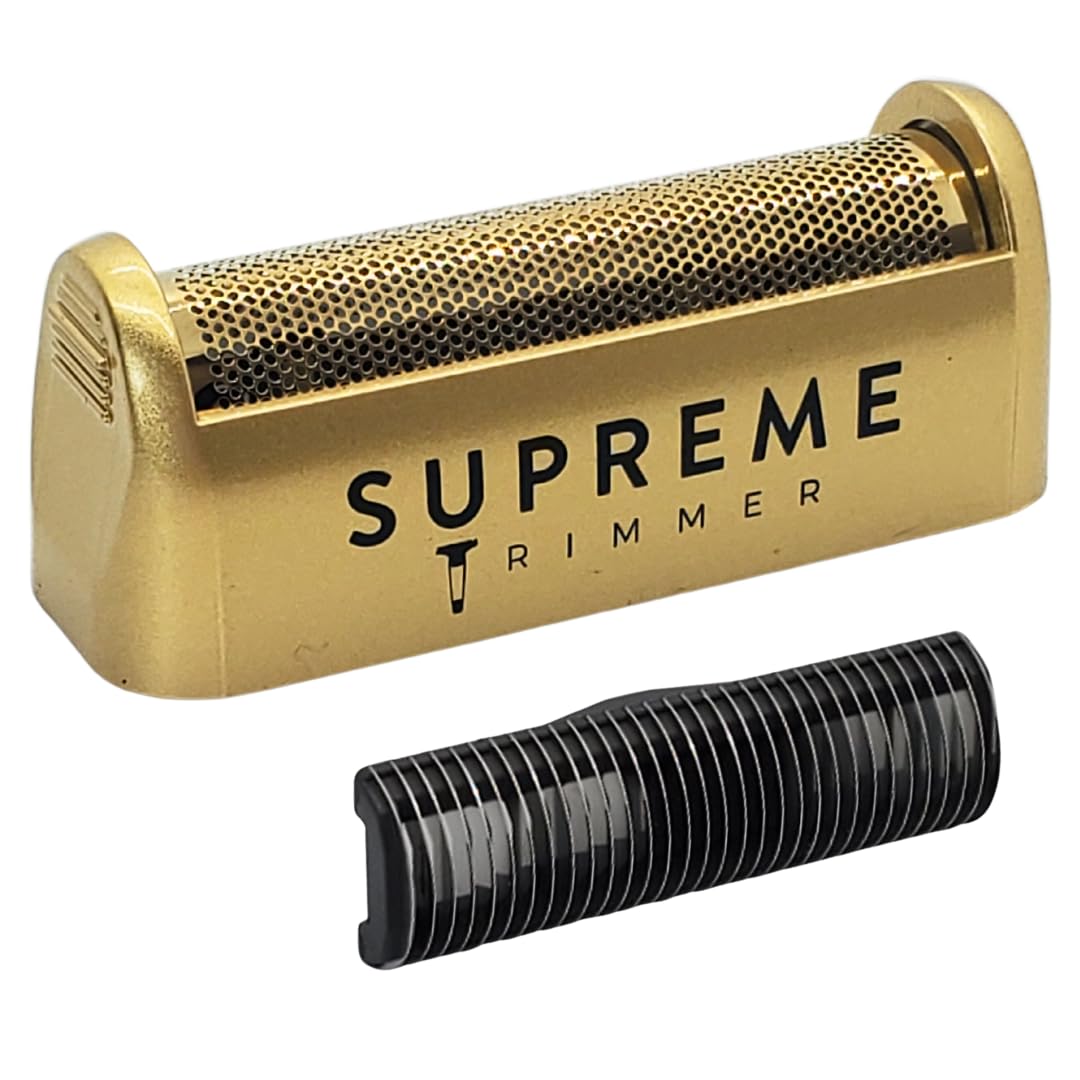 Supreme Trimmer Replacement Foil & Cutter SB11 | Hypoallergenic Foil for STF101 Solo | Gold