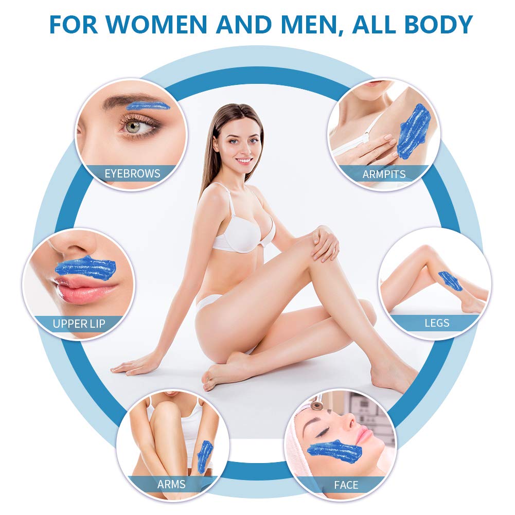 Bestidy Wax Beads, Bagged 500g/1.1lb/17.6oz, Waxing beans for Hair Removal, Women Men, Home Waxing for All Body and Brazilian Bikini Areas (500g)