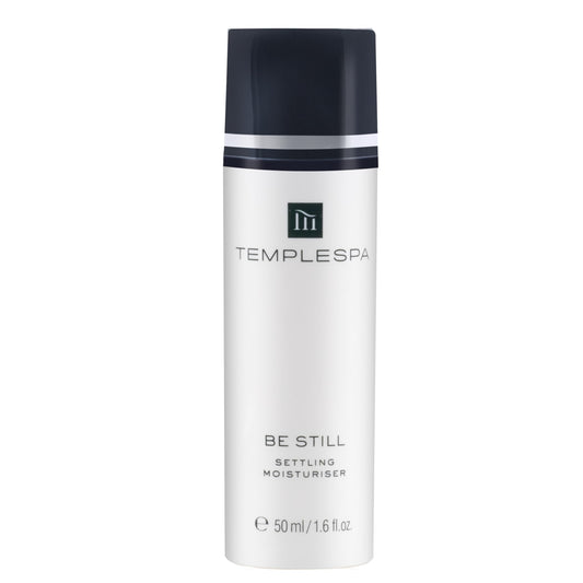 TEMPLESPA | BE STILL | Gentle Facial Moisturizer for Sensitive Skin, Moisturizer to Hydrate, Settle & Soothe, with Vitamins A & E, Natural Ingredients, Cruelty-Free, Vegan, 1.6 fl.oz