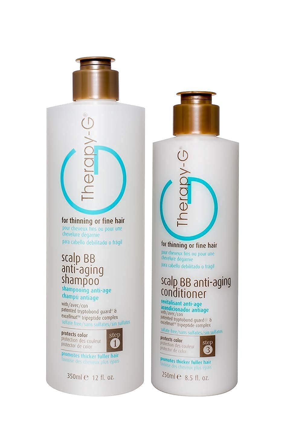 Therapy-G Scalp BB Anti-Aging Shampoo 12 oz and Scalp BB Anti-Aging Conditioner 8.5 oz Duo Promotion