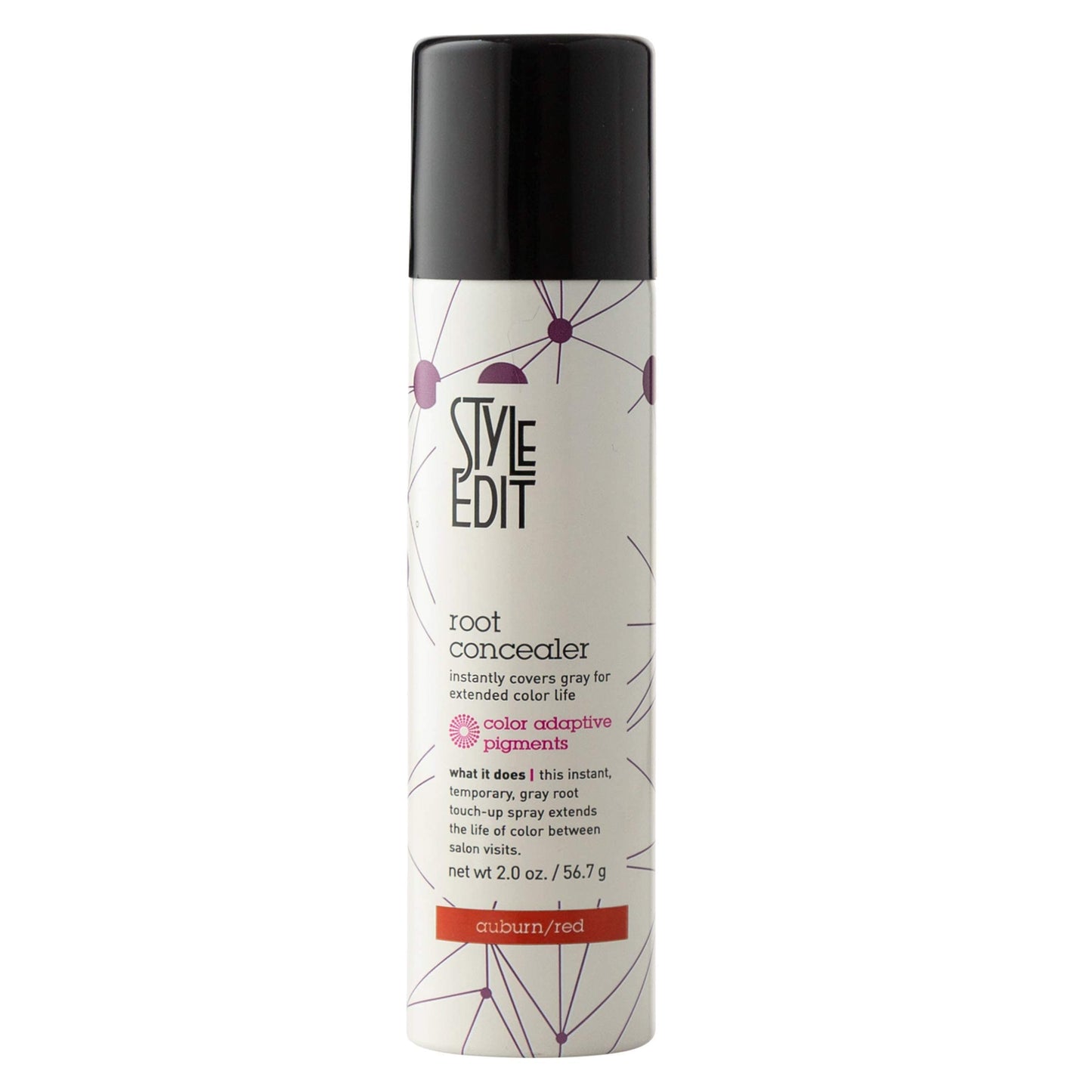 Style Edit Root Concealer Spray and Root Touch Up powder, to Cover Up Roots and Grays, Medium Red Hair Color