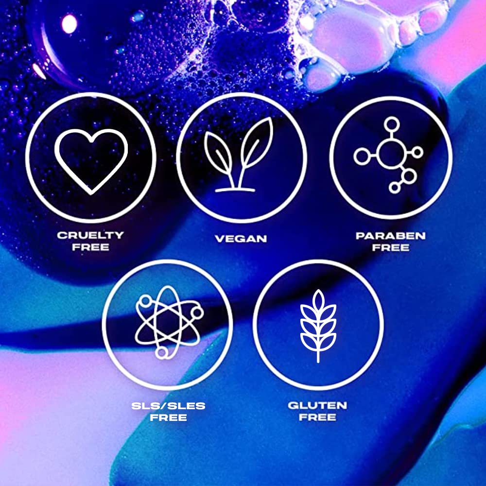 XMONDO Hair Supernova Blonde Toning Shampoo & Conditioner 8 FL Oz ea - Prismatic Glow Hydrating Mask 6 Fl Oz - Vegan Formula to Reduce Yellow Tones, Super Hydration to Uncover Glowing Hair, 3pc Set