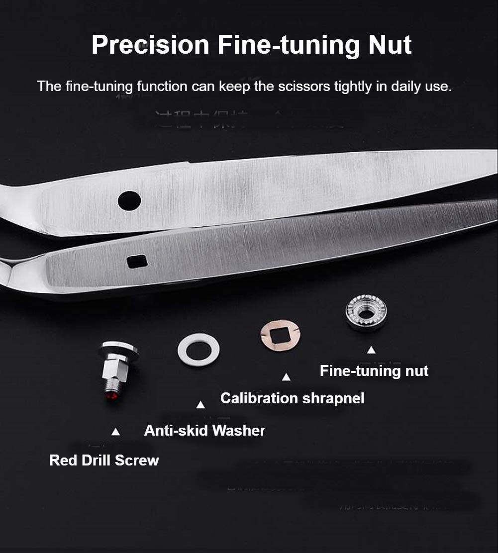 Professional Hair Cutting Scissors Japan 440C Steel Baby Salon Hair Shears Hairdressing Scissor for Hairstylist (6.0 inch)