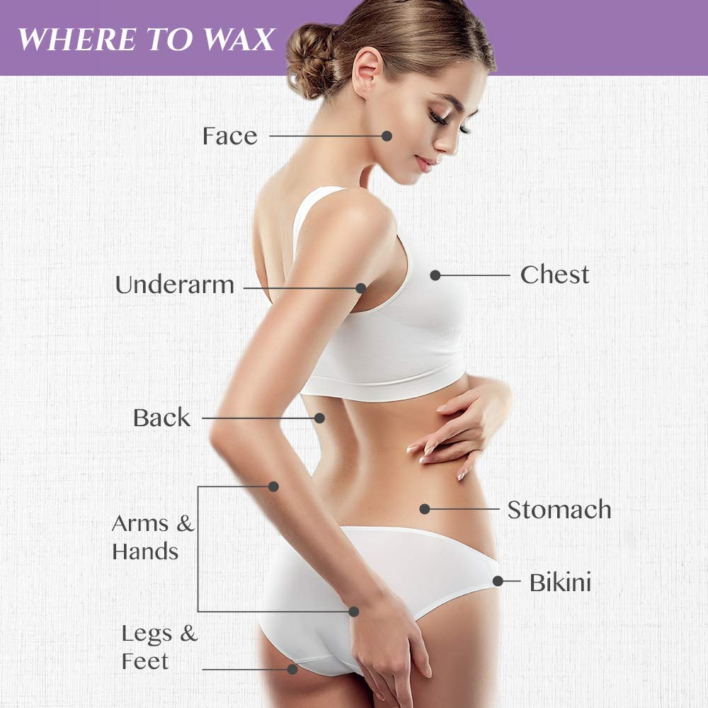 Satin Smooth Ultra Sensitive Zinc Oxide Wax, Hair Removal for Fine to Medium Hair, Safe for Delicate & Sensitive Skin, Waxing Kit, 14 oz, 1-Pack