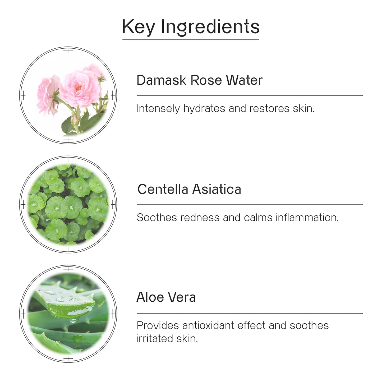 OGANA CELL Oganacell Peptide Recovery Mask with Cica and Rose Water | Soothing Sheet Mask with Antioxidants for Sensitive Skin | 7 Count