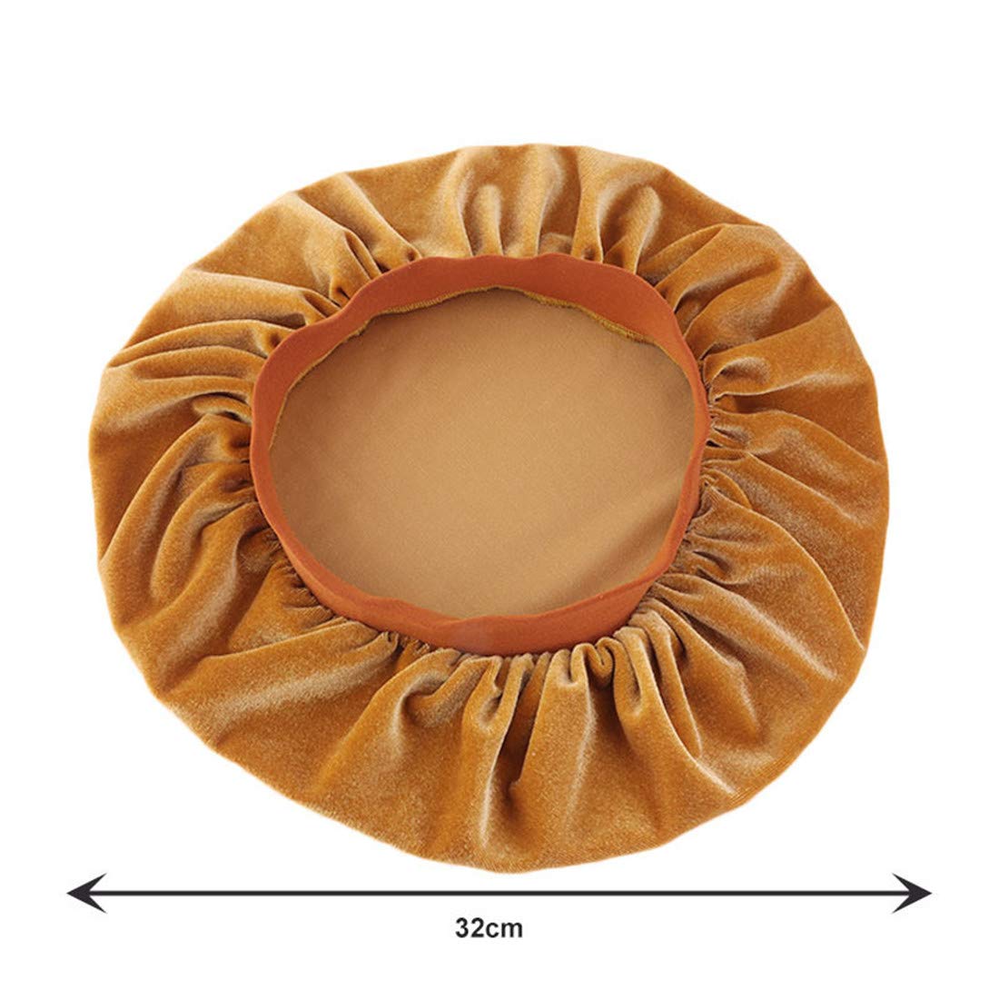 Qianmome Women Chemo Beauty Salon Night Sleep Cap Head Cover Velvet Bonnet Hat durag Sleeping Caps