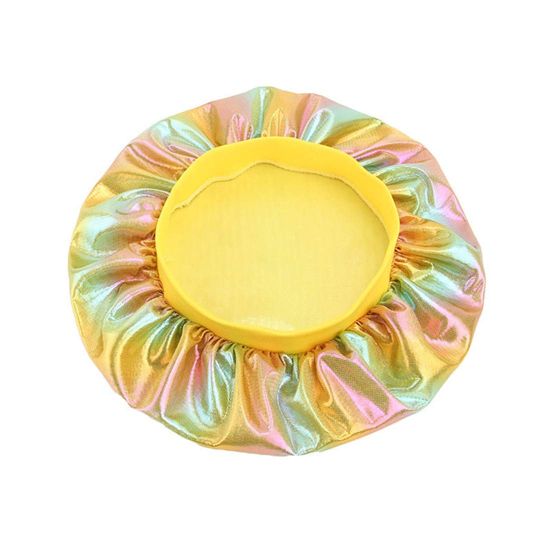 Qhome Luxury Wide Band Satin Bonnet Cap Comfortable Night Sleep Hat Hair Loss Cap