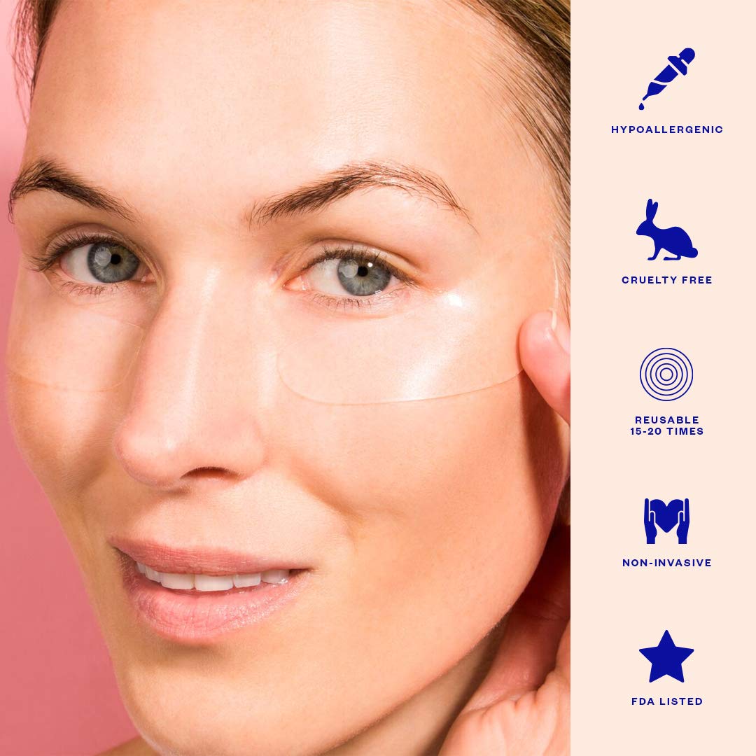 Wrinkles Schminkles Faux-Tox Face Bundle Set: Silicone Patch Cleanser, Forehead Wrinkle Patches & Under Eye Wrinkle Patches