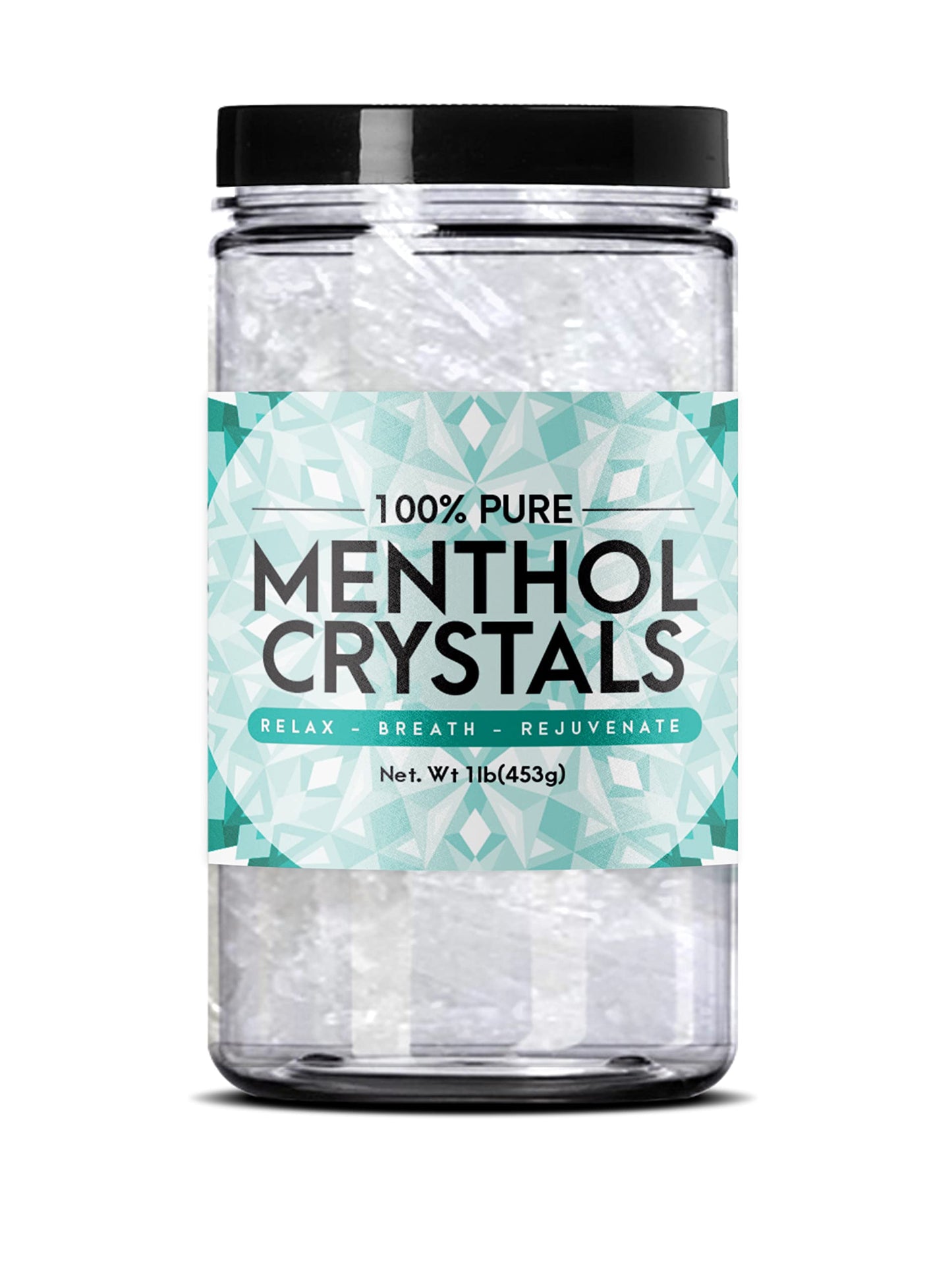 Three Drops of Life Menthol Crystals, Natural Mentha Arvensis, Aromatherapy for Shower Steamers, Humidifiers, Room Freshener or Addition for Cosmetics and Blends (1 lb)