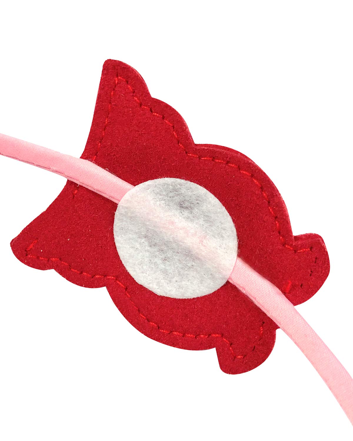 Bowbear Crystal Party Headband, Red Owl