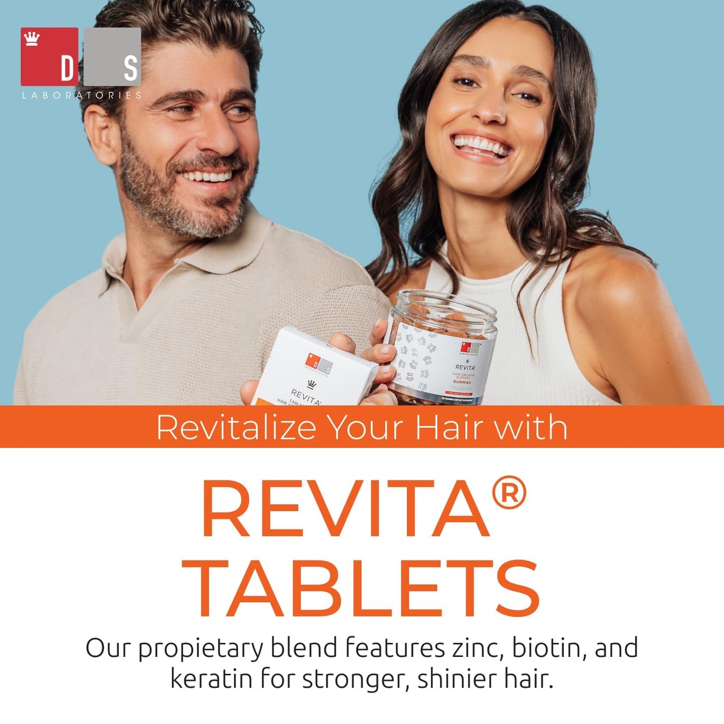 Revita Shampoo and Revita Tablets to Support Hair Growth Bundle, Packaging May Vary