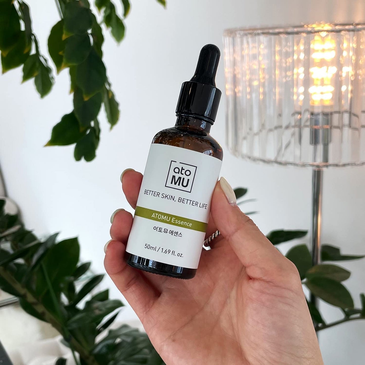 ATOMU Essence (Original) Face Serum for dry, damaged skin made with naturally fermented ingredients such as Pinus densiflora leaf extracts, 1.69 fl.oz