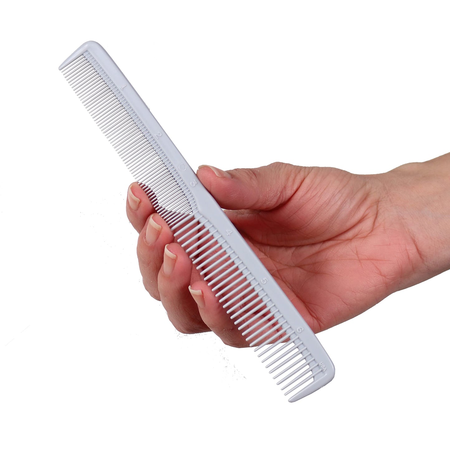 Styling Gear 150 Hair Combs Barber Comb Set Combs For Men Combs For Women Combs For Hair Stylist Beard Mustache Styling Pocket Comb Made In USA 12 Piece. (Gray)