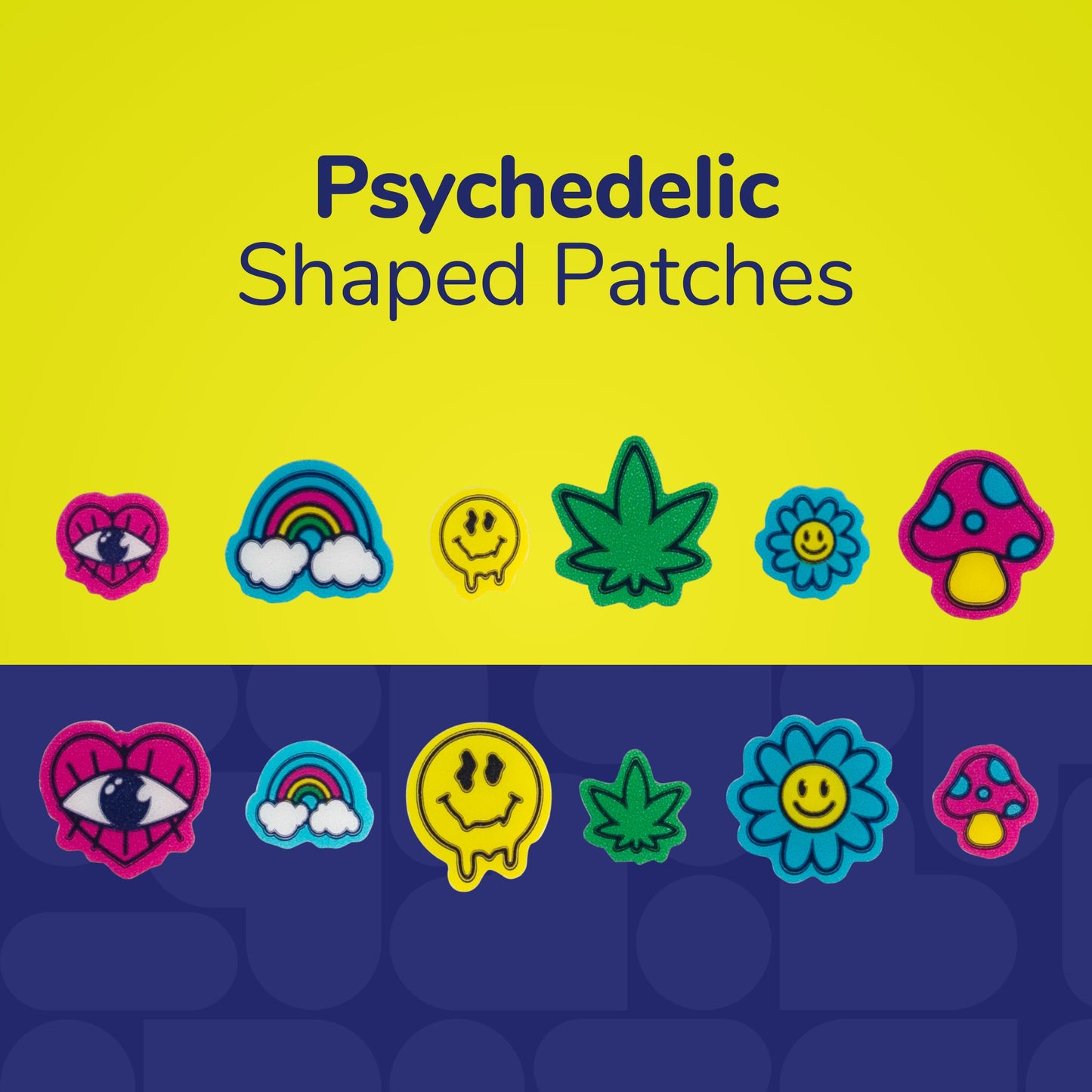 BioSwiss Pimple Patches, Psychedelic Shaped Acne Patch for Zits and Blemishes, Hydrocolloid Spot Stickers for Face and Skin, 144 Count