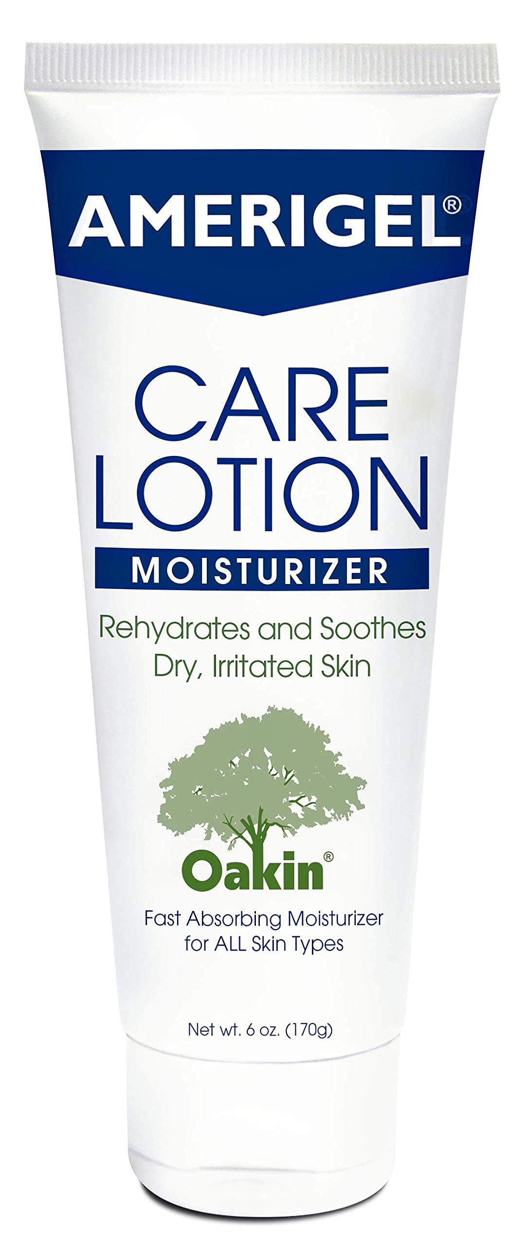 AMERIGEL Care Lotion Bundle - Hypoallergenic Moisturizer (6 oz.) Rehydrates & Soothes Dry Skin - Care Lotion for Diabetic Skin Care (16 oz.) Soothes Irritated Skin