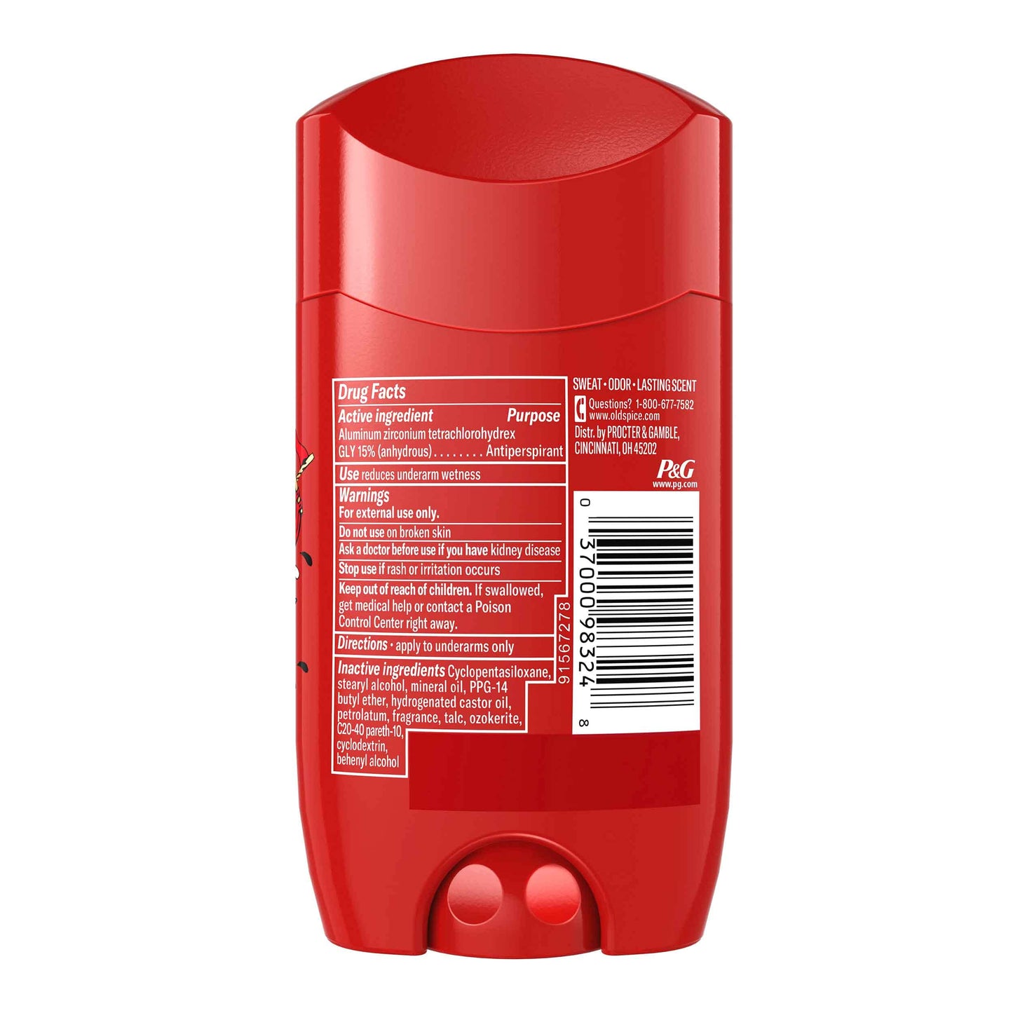 Old Spice Wild Collection Antiperspirant & Deodorant Krakengard, 2.6 Ounce (Pack of 3)
