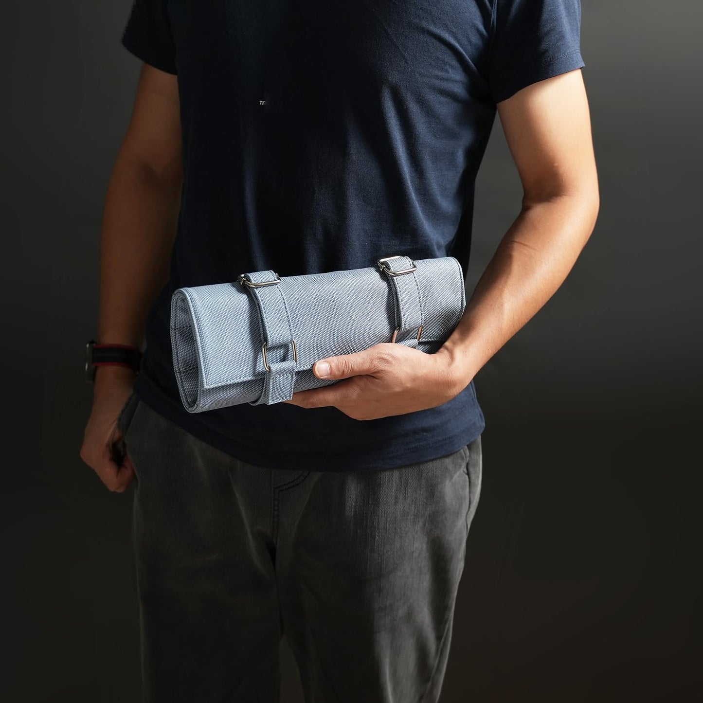 Scissors Holster for Hair Stylist 14 Pockets Scissor Pouch Cases Salon Tools Roll Up Organizer for Barber Hairdresser Groomer (Roll Up (Black))