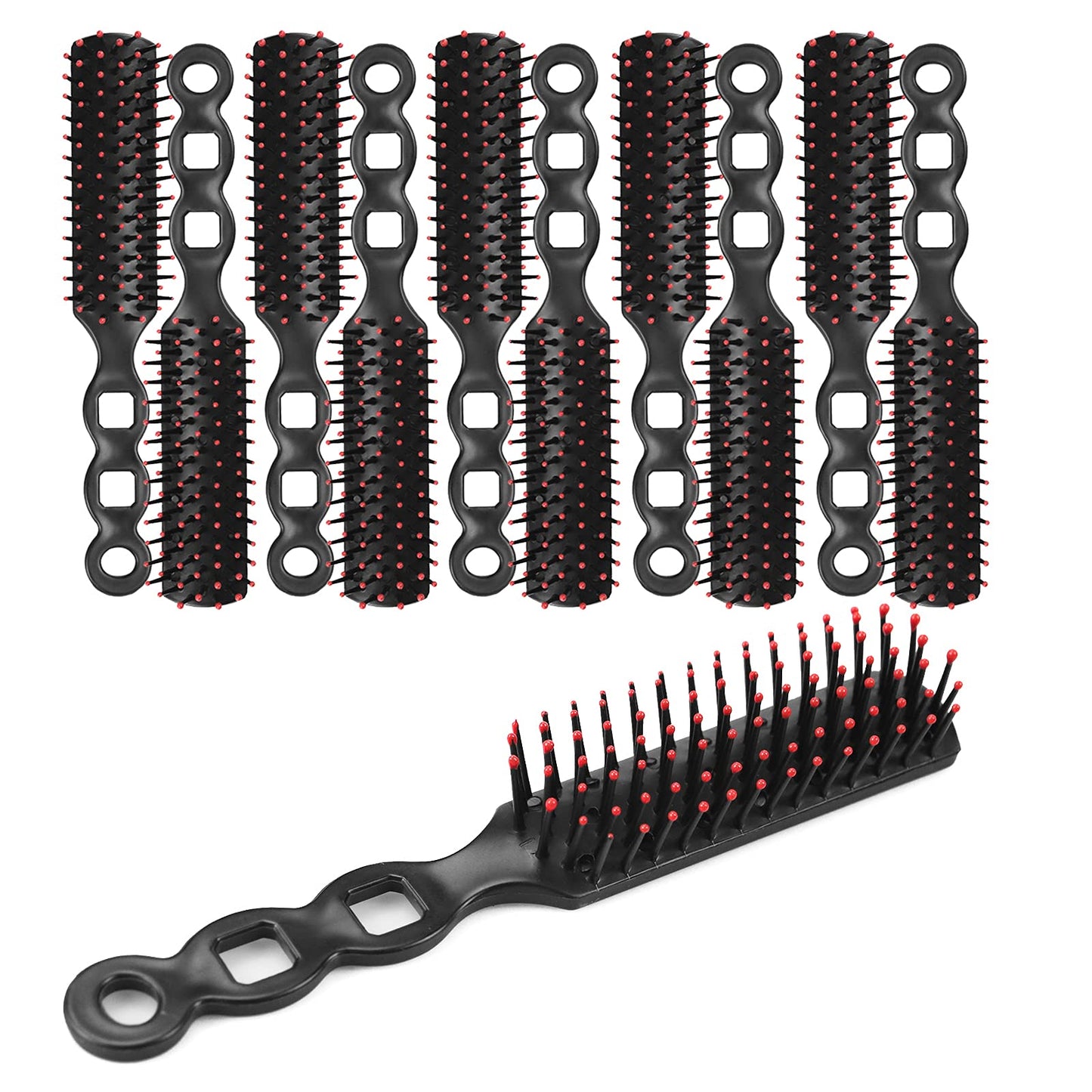 Bulk Hair Brushes for Homeless Individually Wrapped, Hair Brush Bulk, Hair Brush for Curly Hair Suitable for Homeless,Shelter,Air Bnb/Hotel(24 PCS)