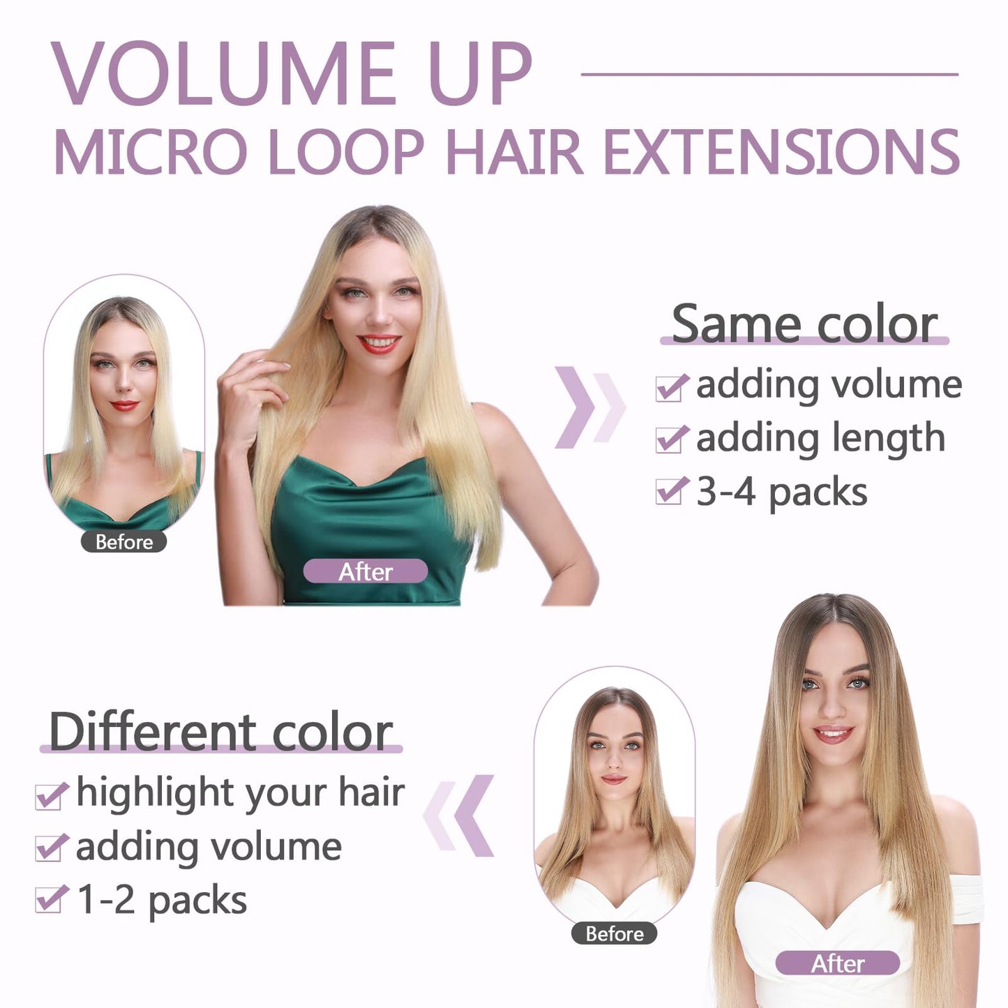 Benehair Micro Loop Hair Extensions Real Human Hair Wine Red Microlink Hair Extensions Human Hair 22inch Micro Link Hair Extensions for Women Invisible Natural Hair Extensions Add Volume