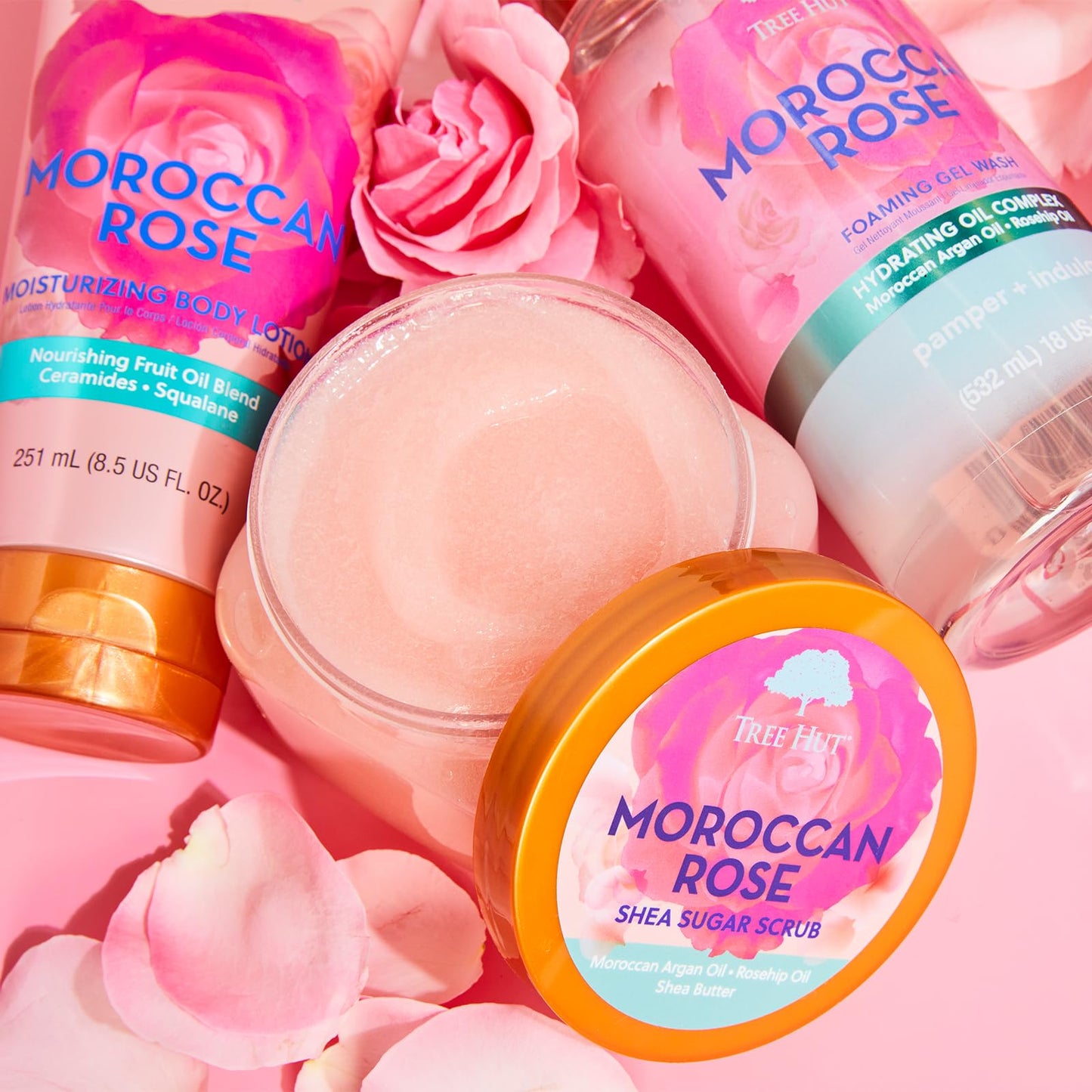 Tree Hut Shea Sugar Scrub Moroccan Rose ~ 18 oz