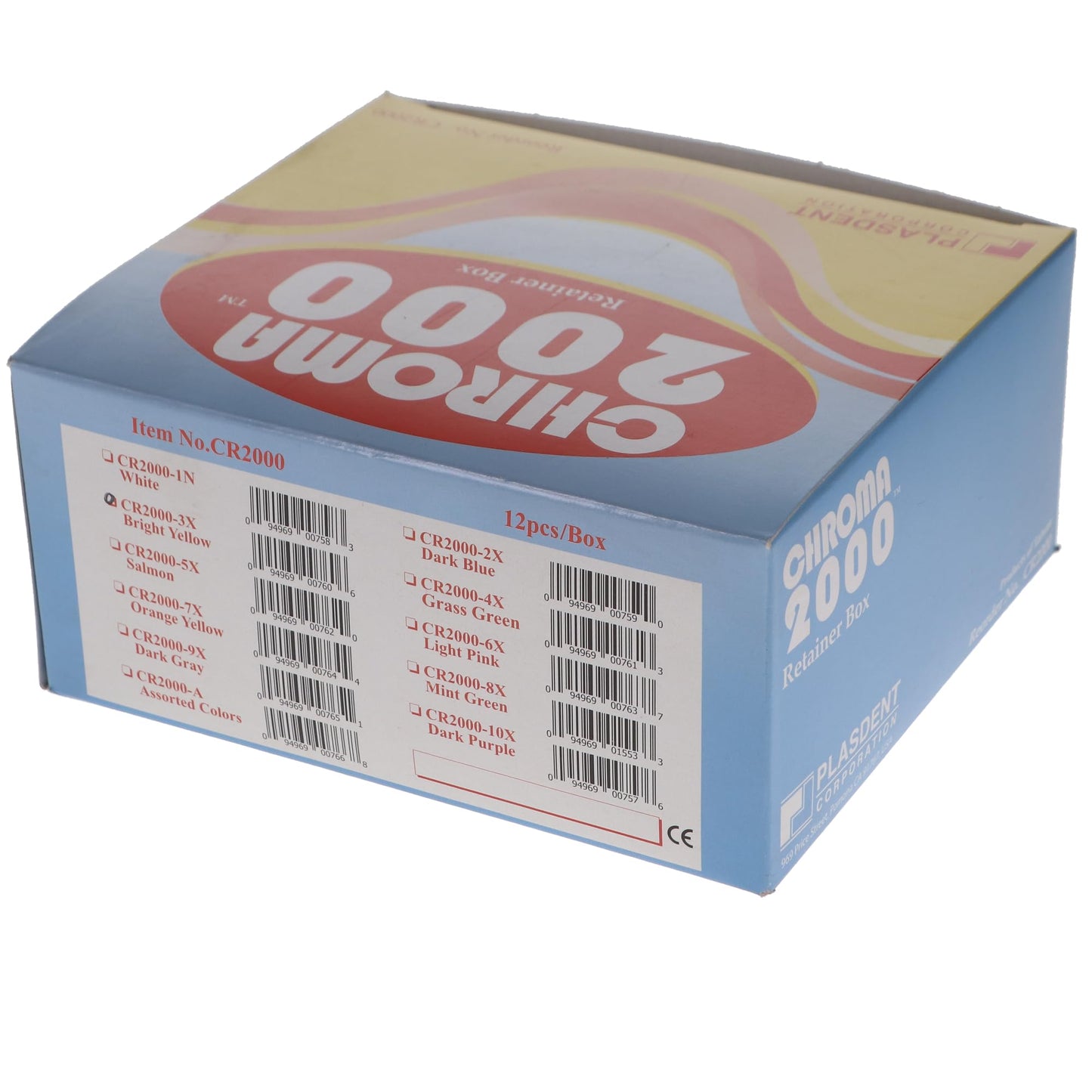 Plasdent - Retainer Case - BRIGHT YELLOW - (6)