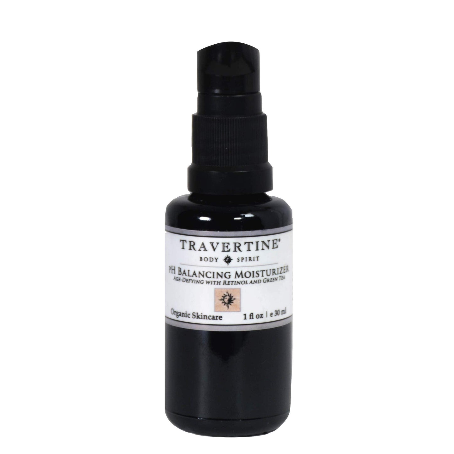 Travertine Spa pH Balancing Moisturizer | Age-Defying with Retinol and Green Tea | Nourishing Facial Lotion | Encourages Collagen Production | for Men and Women