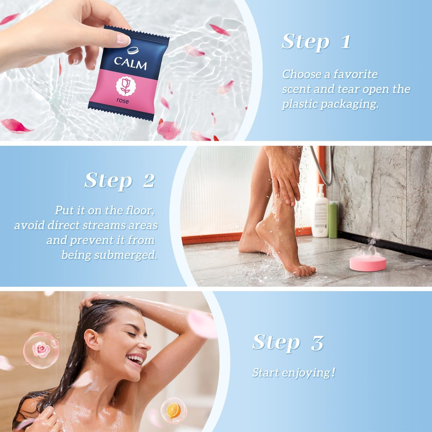 Shower Steamers 12 Count, Scented Shower Bombs with Organic & Natural Fragrance, Self-Care & Relaxation Birthday Presents for Women Who Have Everything