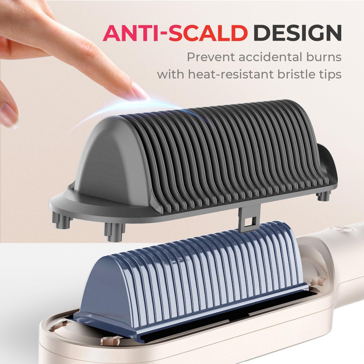 TYMO Ring Hair Straightener Brush + TYMO Hair Oil Spray