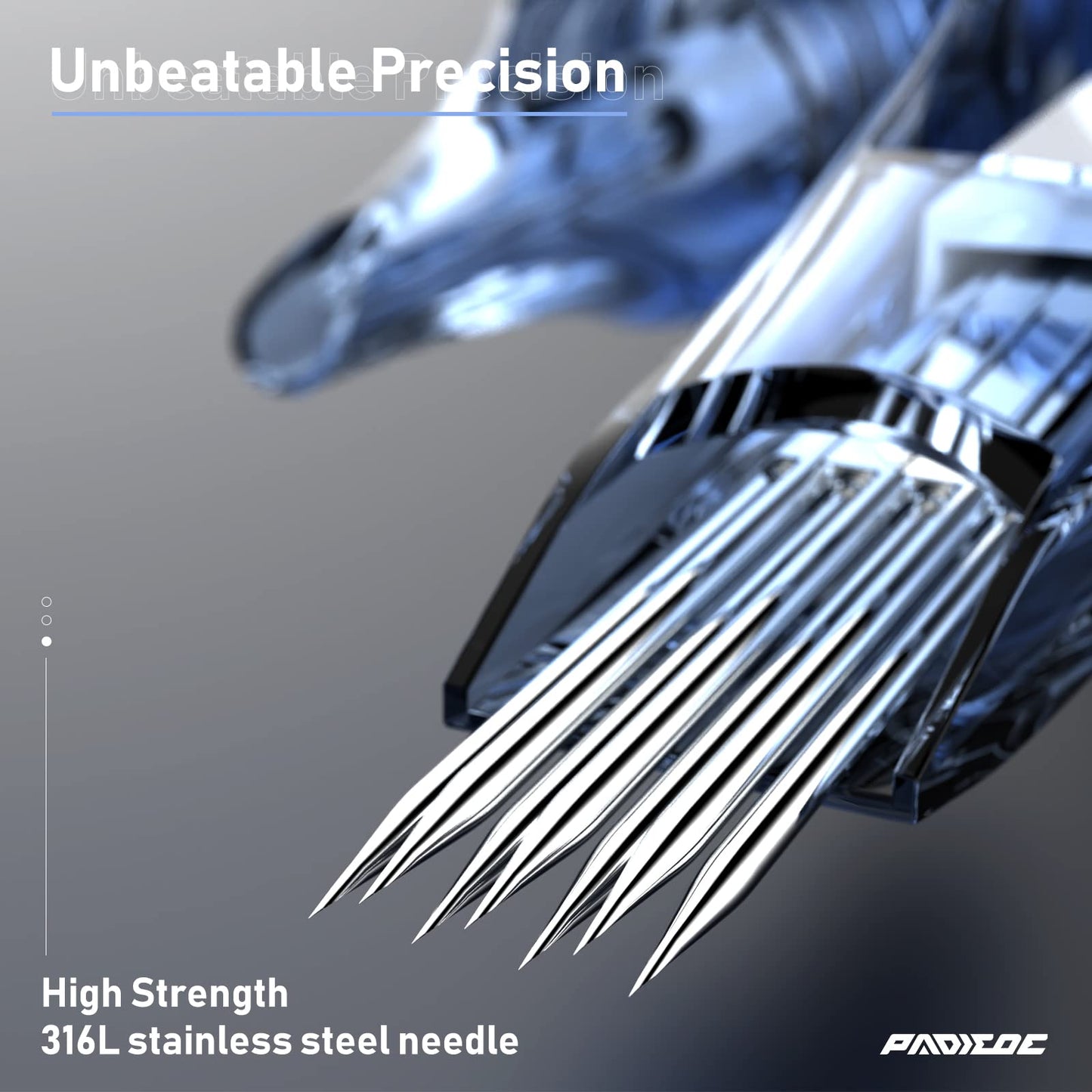 Padieoe Tattoo Cartridge Needles, 50pcs Mixed Tattoo Needle Cartridge Standard Cartridge Needles Round Liner Shader Magnum Tattoo Needle Tattoo Supplies 3RL 7RL 7RS 9RM 9M1 (50pcs 12#)