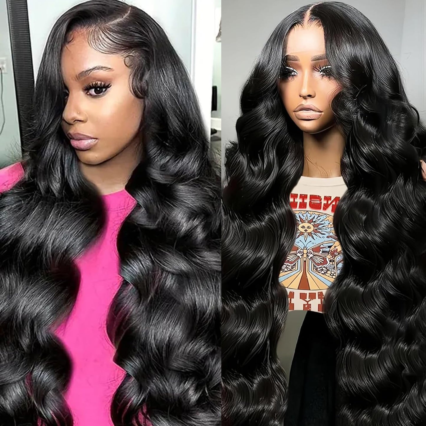 Armodeo Body Wave Lace Front Wigs Human Hair Pre Plucked 13x4 HD Lace Frontal Wigs Human Hair 150 Density Body Wave Wig For Black Women 22Inch