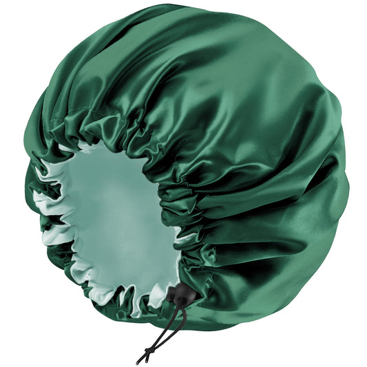 Satin Bonnet Silk Bonnet For Curly Hair Bonnet Braid Bonnet For Sleeping Bonnets For Women Large Double-layer Adjustable