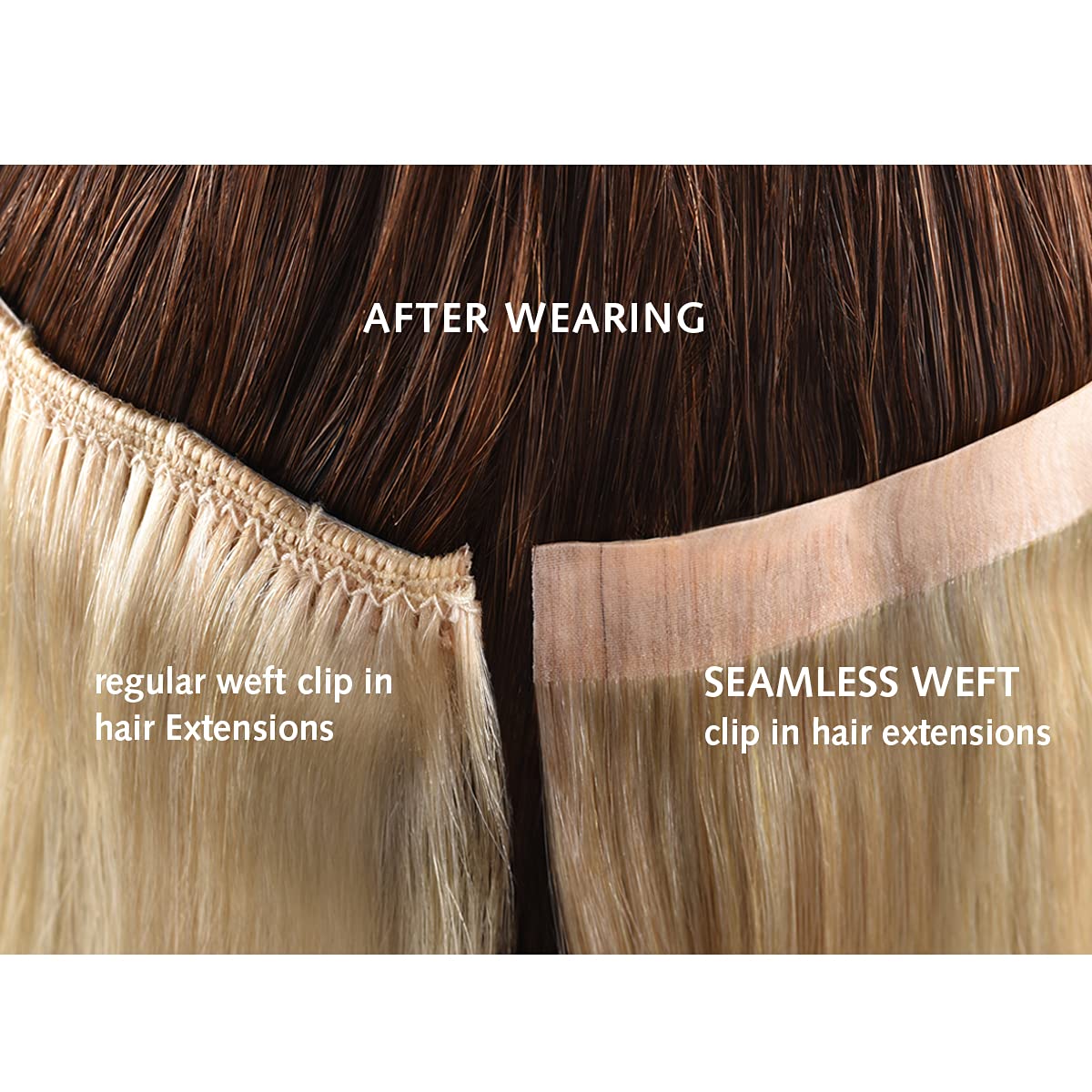 Rose bud Clip In Hair Extensions Real Human Hair Remy 7Pcs 16 Clips Seamless Weft Hair Extensions Human Hair