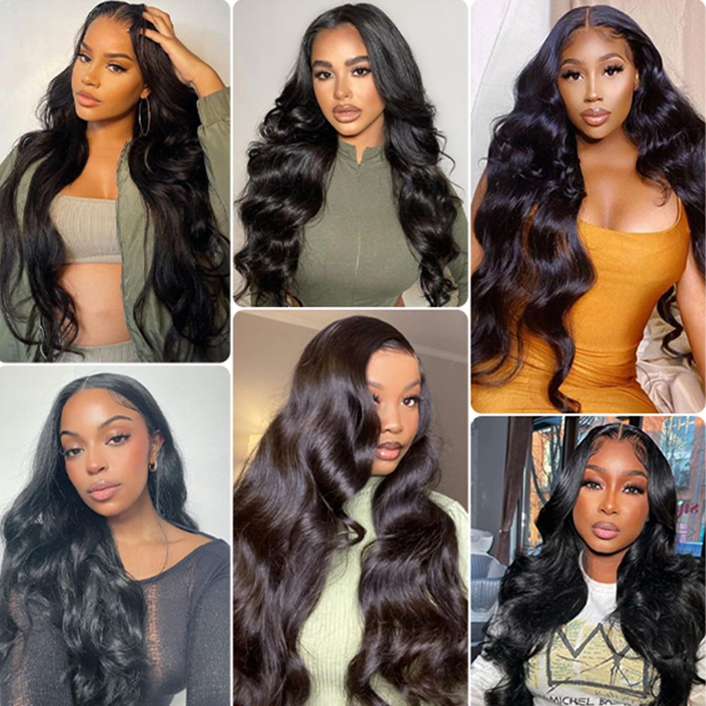 Brazilian Virgin Body Wave Bundles With Closure Three Part Unprocessed Virgin Human Hair Extension Hair Weave Bundles With Lace Closure 4X4 Natural Color (10 12 14+10 Inch)