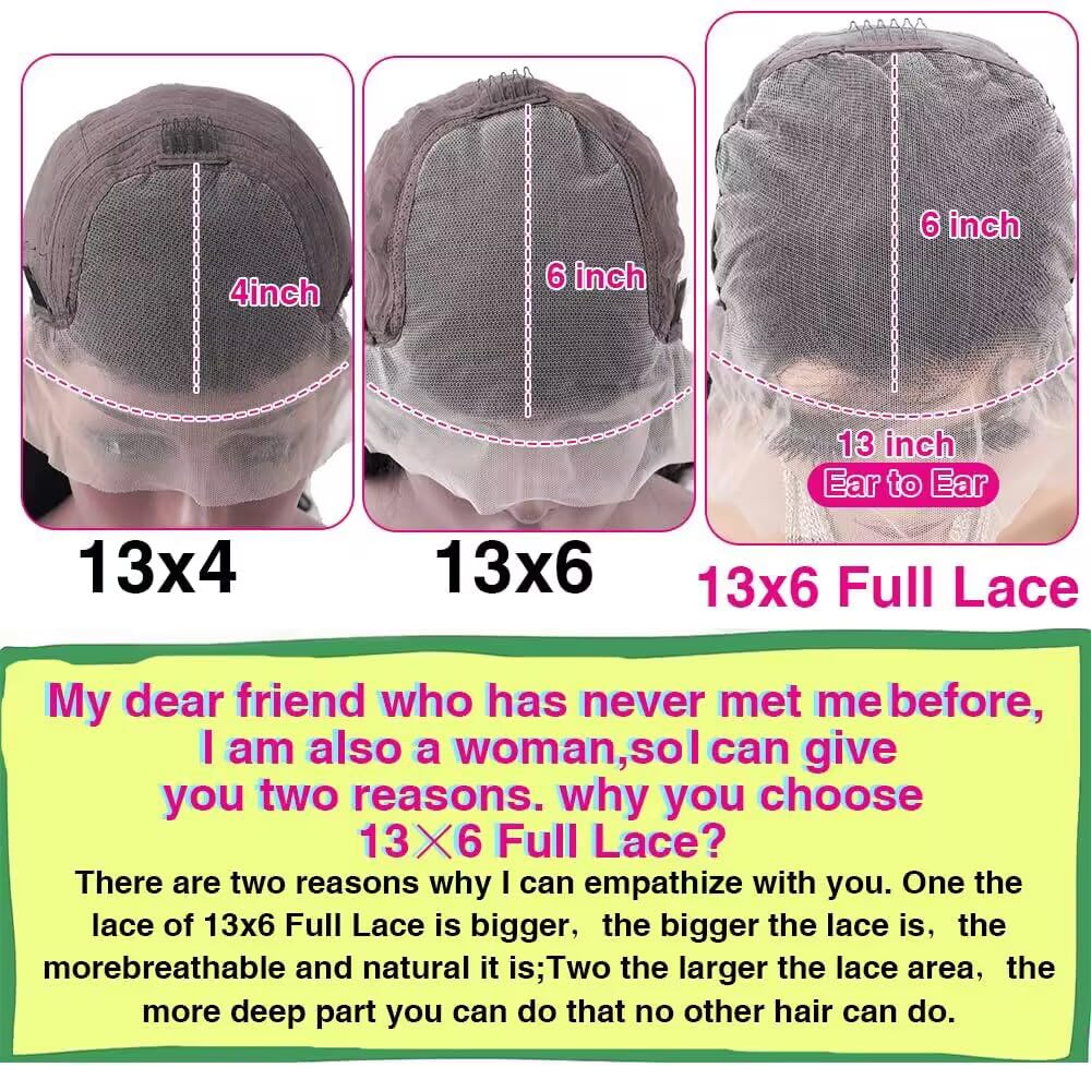 Cecycocy 12A 180% Density Full Lace Frontal 13x6 Natural Black Body Wave Lace Front Virgin Human Hair Wigs Loose Wave 13x6 Transparent Wigs For Black Women Brazilian Pre Plucked With Baby Hair(20inch)