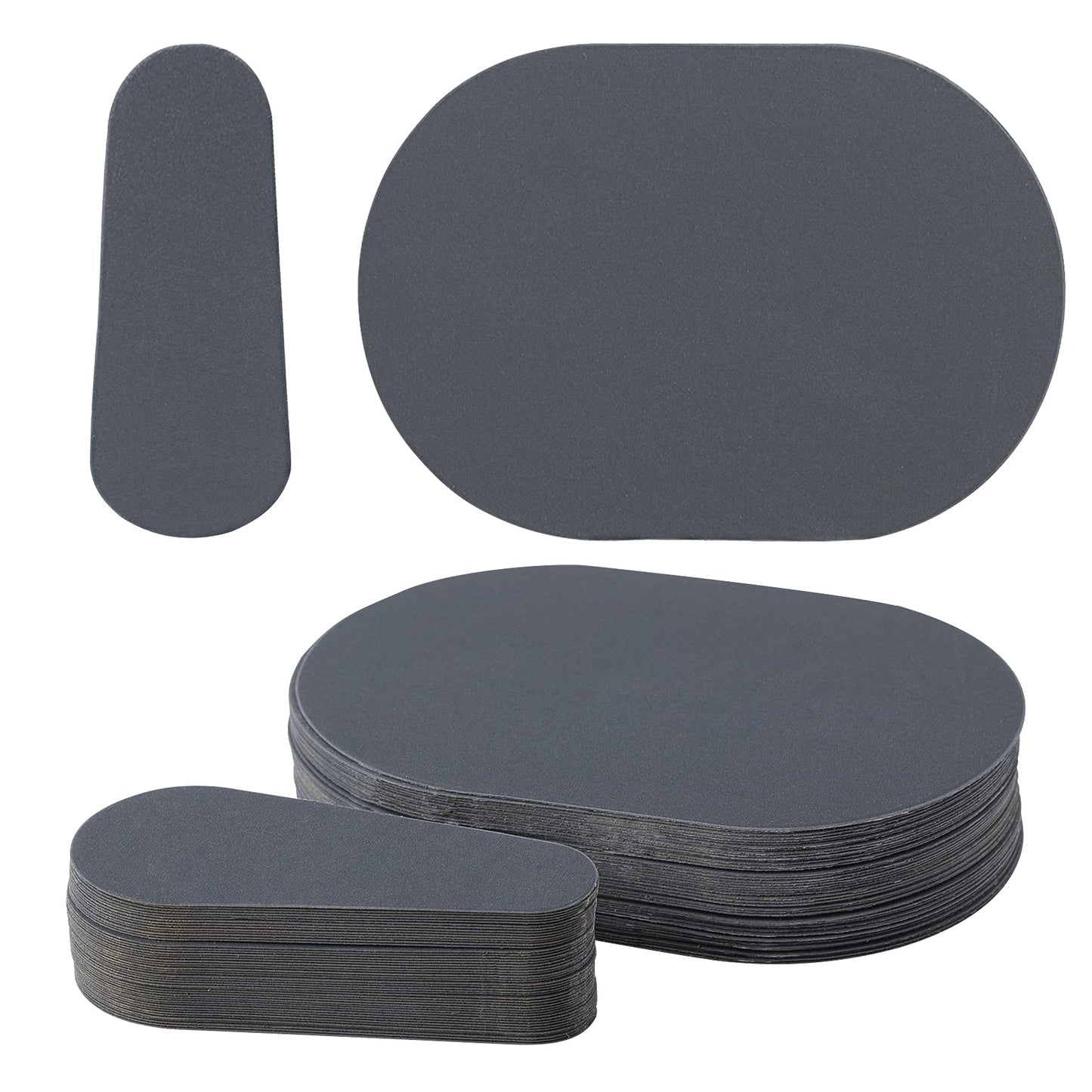 PAGOW Hair Remover Refill Pads, 100pcs Smooth Away Replacement Pads for Leg, Bikini, Facial, Armpit Depilation Tool (50 pcs/size, 2 Different Sizes)