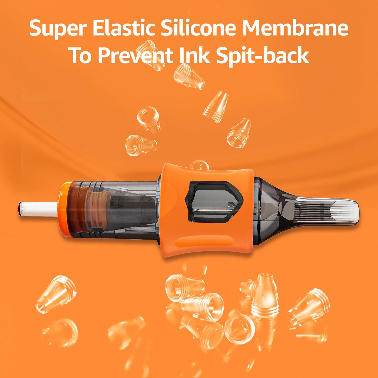 YABA 20Pcs Disposable Magnum Tattoo Cartridges Needles Bugpin for Tattoo Gun,Standard Membrane Tattoo Cartridges Needles for Tattoo Artists (1207CM)