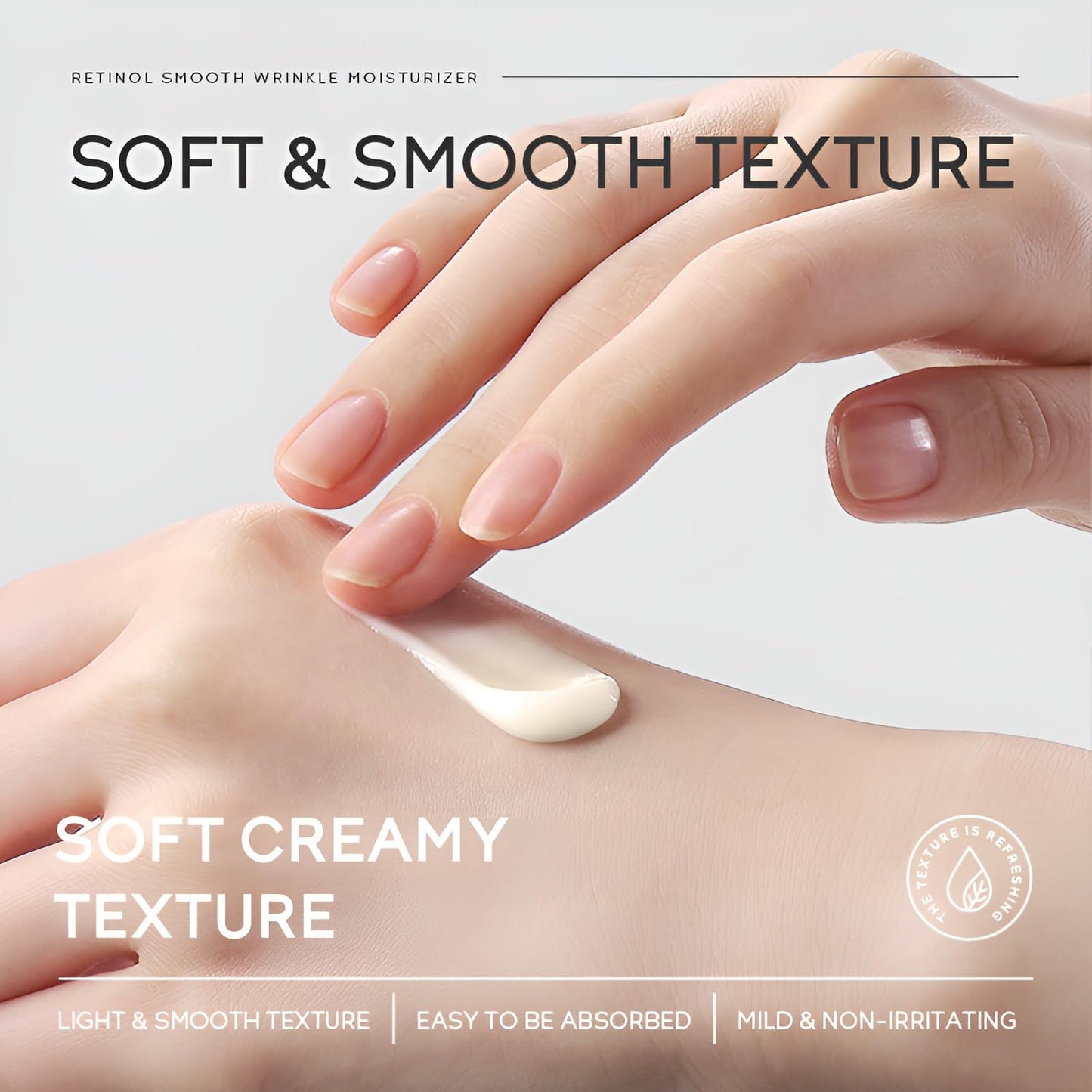 QUIYUM Retinol Cream for Face, Anti Aging Face Moisturizer with Hyaluronic Acid, Rapid Wrinkle Repair, Day & Night Cream Serum for Women, Reduce Fine Lines, Wrinkles & Dark Spots 1.06oz, 2Pack