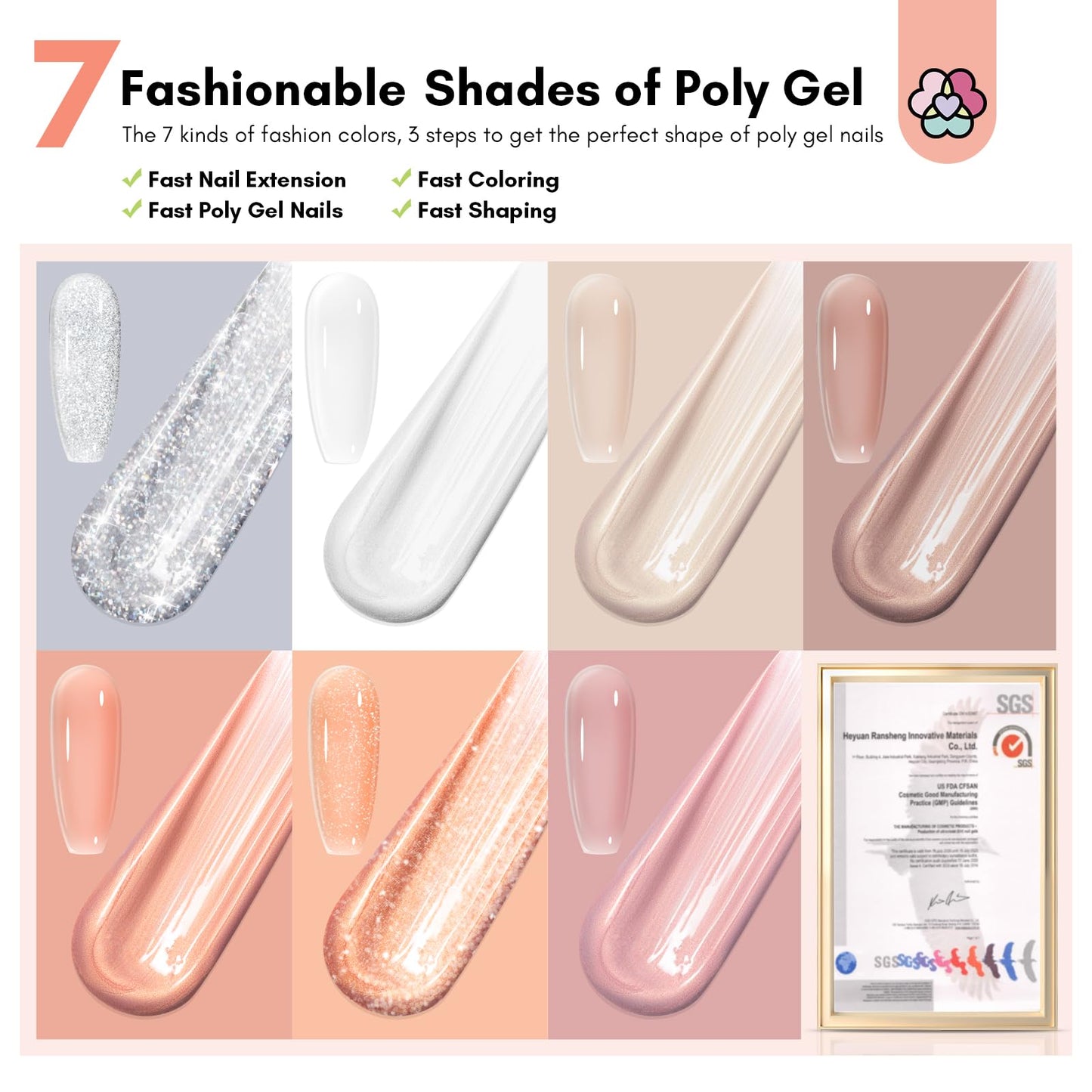 Saviland Acrylic Nail Kit with Drill and Saviland Poly Gel Kit