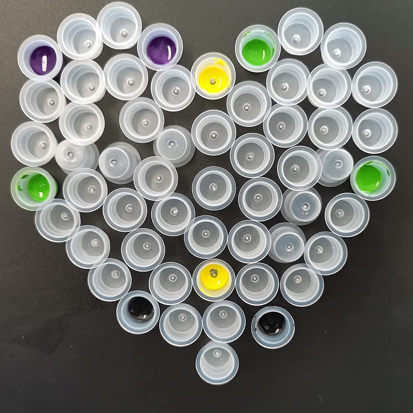 Urknall 1000PCS Large Size Tattoo Ink Cups Large Tattoo Caps 16MM Tattoo Ink Cups Pigment Cups Tattoo Plastic Cap for Tattoo Ink