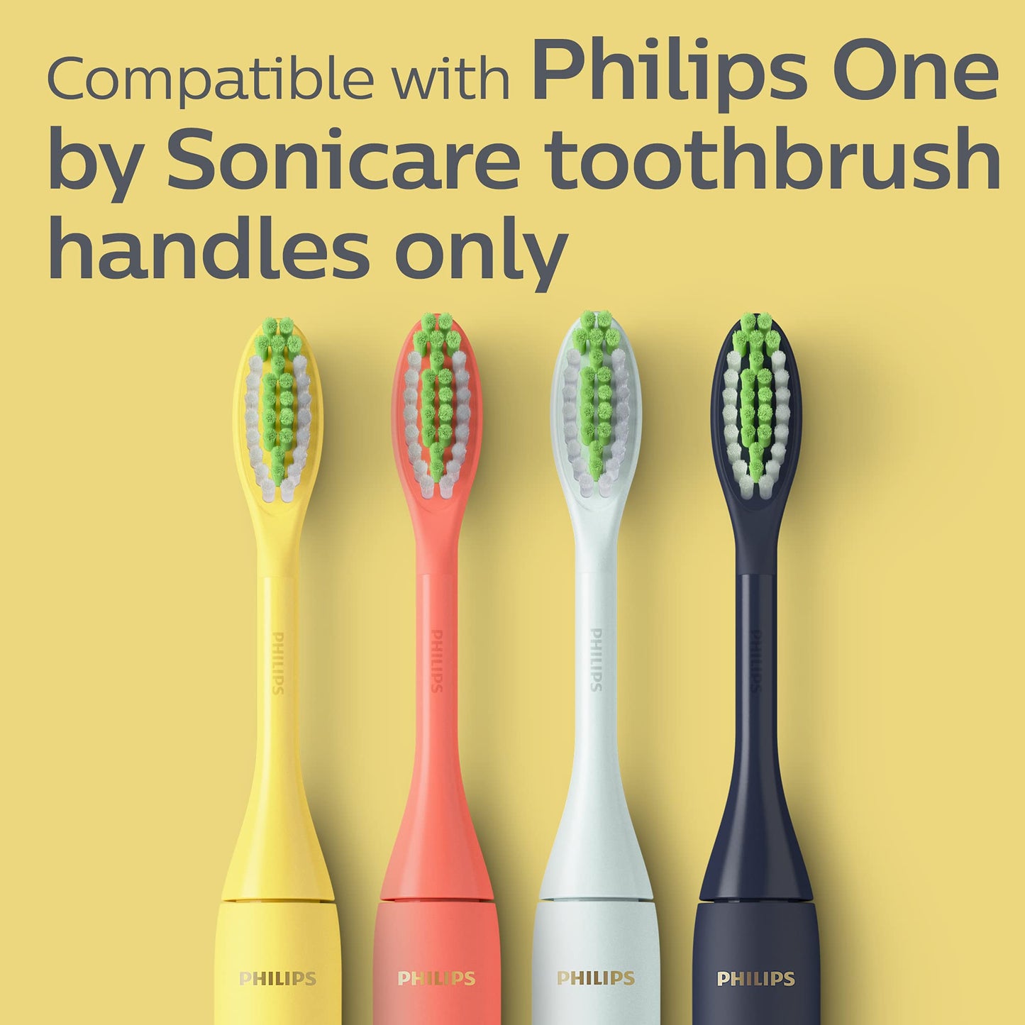 Philips One by Sonicare, 2 Brush Heads, Mango, BH1022/02