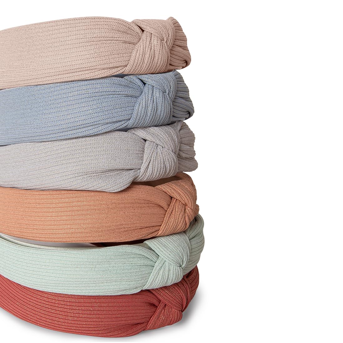 Radhu & Kabby Headband for Women | Plain Turban Hair bands | Fashion Cross Knot HeadBands | Daily Fashion Hair Accessory Set | Pack Of 6 | Smooth and Comfortable | MultiColor