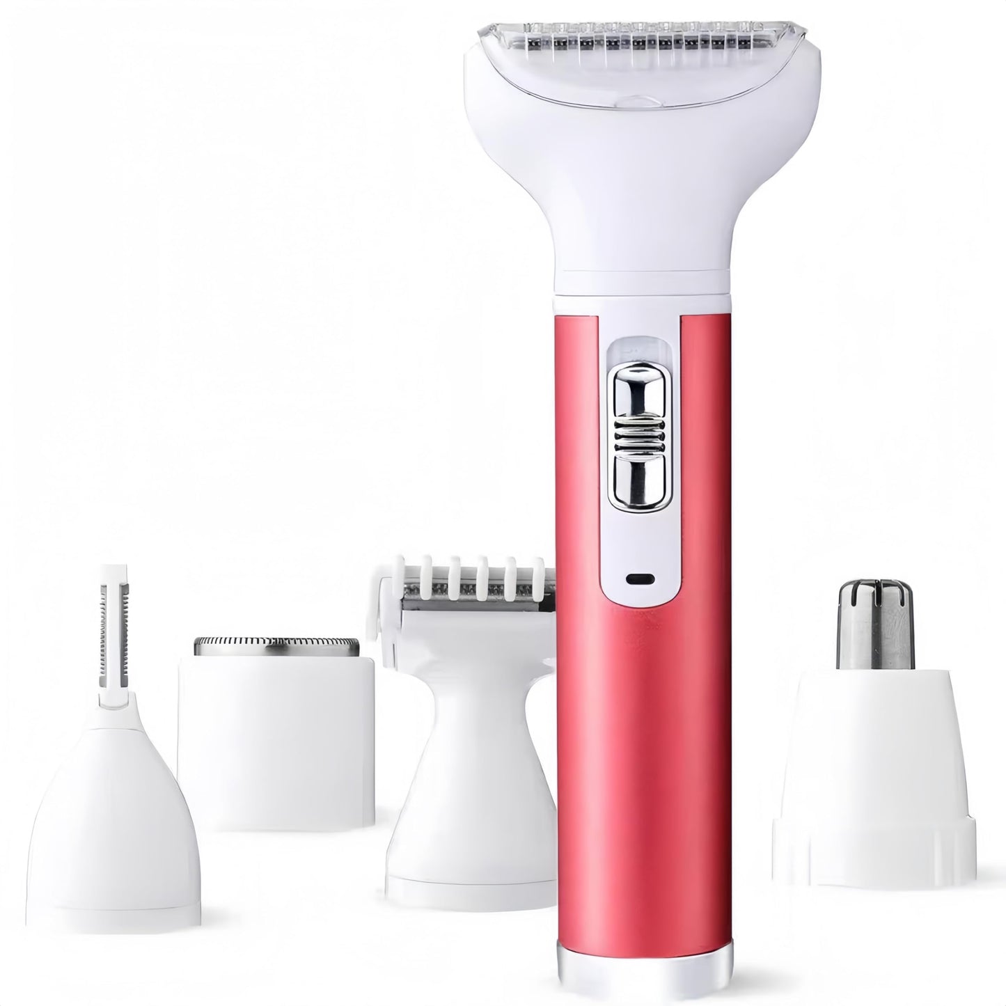 Women's Electric Shaver 5 in 1 Shaver Electric Painless Portable Facial Hair Removal Bikini Area Trimmer Armpit Hair Removal Nose Hair Trimming Dry and Wet