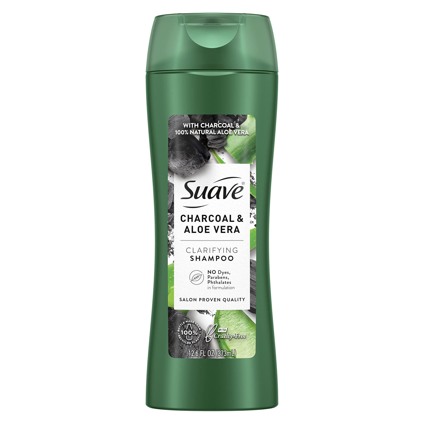 Suave Professionals Clarifying Shampoo for Oily Hair Charcoal Aloe Vera Paraben Free 12.6 oz