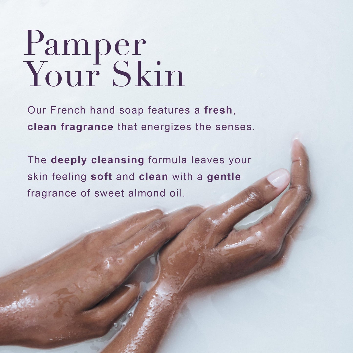 A LA MAISON French Liquid Hand Soap, Fresh Sea Salt - Natural Hand Wash Made with Essential Oils - Biodegradable, Plant-Based, Vegan, Cruelty-Free, Alcohol & Paraben Free (16.9 oz, 1 Pack)