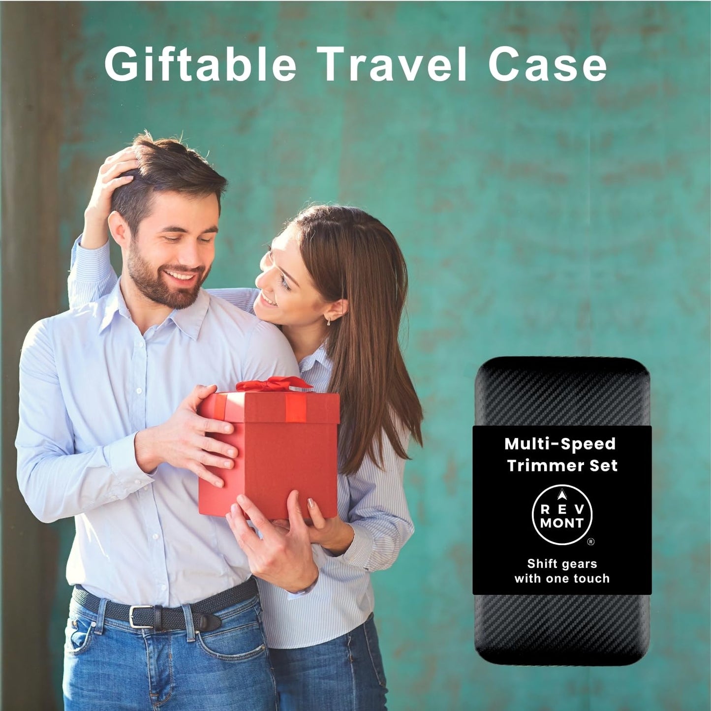 RevMont Multi-Speed Clipper Set, Gear Shifting, 20-Piece Grooming Kit for Men, T-Blade Plus King Clipper, Rechargeable Hair Trimmers, Metal Grip, Carbon Steel Blades, All-in-one Barber Set