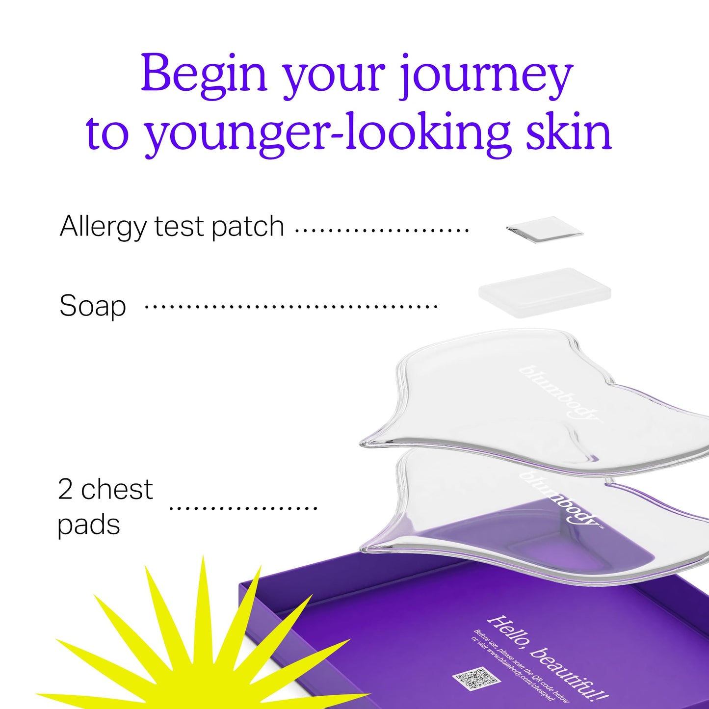 BLUMBODY Face Wrinkle Patch Complete Set, Chest Wrinkle Pad and Neck Wrinkle Pads Set Bundle